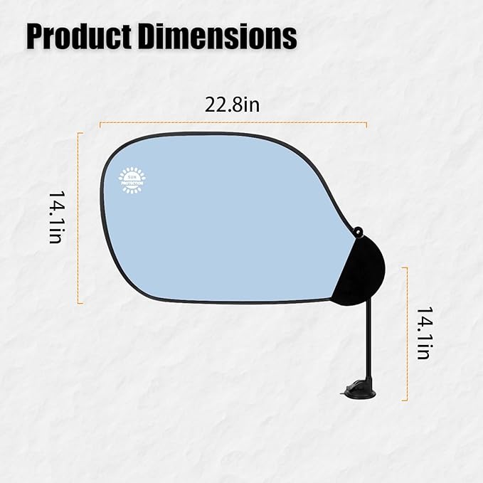 Cubicle Privacy Screen & Adjustable Desk Canopy, Office Partition Shade to Block Overhead Light & Reduce Monitor Glare, Portable Light Shield for Computer Monitors and Laptops (Blue)