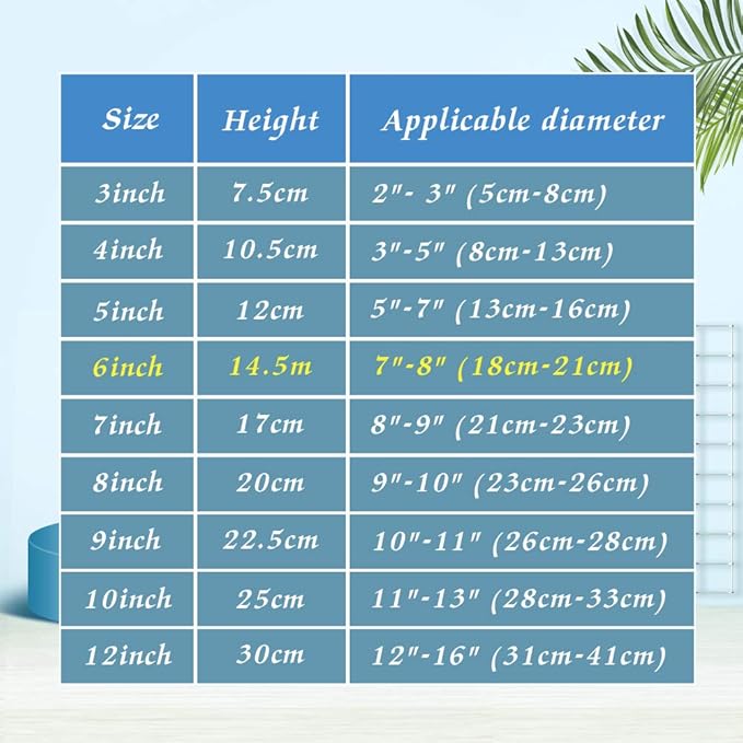 Artliving 6 Inch Black 12pcs/Set Plastic Easels Plate Display Stands Picture Frame Stand Holder