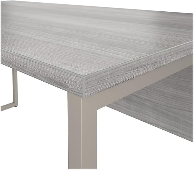 Bush Business Furniture Studio C 60W x 30D L Shaped Desk with 42W Return in Storm Gray, Large Corner Table for Home or Professional Office