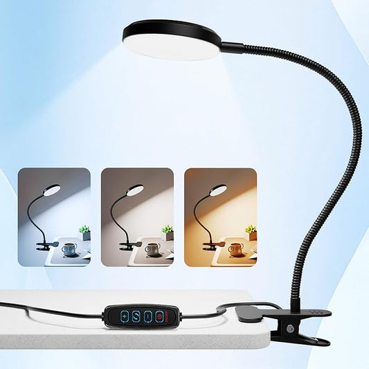 Desk Lamp with Clamp-HLXS-111 (Warm/White Light with USB Port-10W)