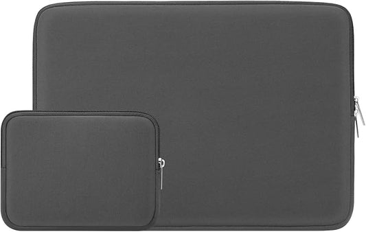 RAINYEAR 13 Inch Laptop Sleeve Case with Accessories Pouch, Compatible with 13.3" MacBook Air/Pro M1 M2 M3 M4 M5 A3449 A3240 A3113 A2681 A2338 (Gray)