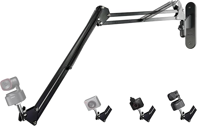 AceTaken Tiny-2-Lite Webcam Wall-Mount Holder Stand Compatible with OBSBOT Tiny 2 Lite/Tiny 2 / Meet 2 / Meet SE/Meet/Tail 2 / Tail Air Webams