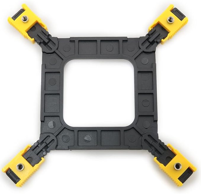 MEETOOT 2pcs CPU Fan Radiator Fastener Base Bracket Backplate CPU Heatsink Mounting Base Radiator Holder