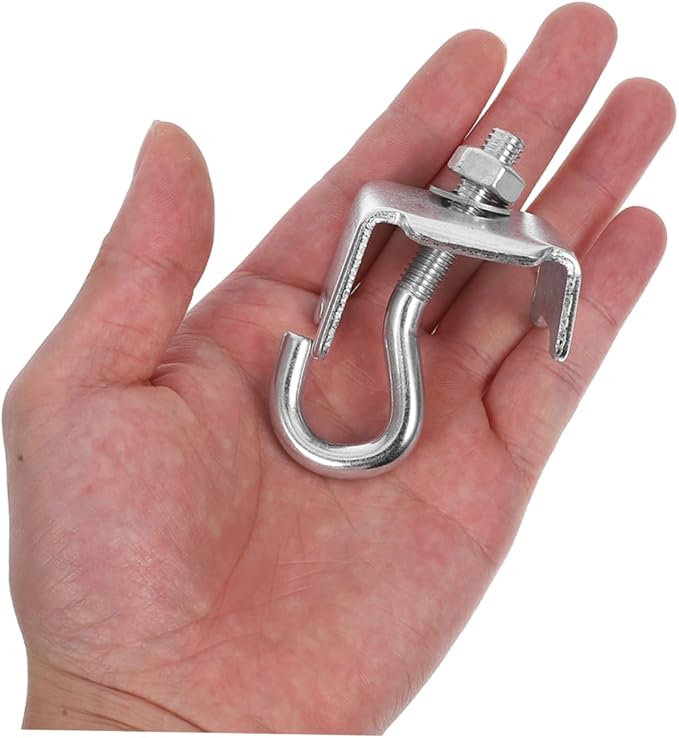 COHEALI 6pcs Durable Clamp Hooks for Efficient Warehouse Management Design for Stable Storage Wire Shelves Versatile Fixing