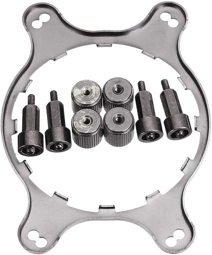 CPU Cooler Fan Bracket Heatsink Holder AM4 Mounting Bracket Kit for Corsair Hydro Series H45 H55 H60 H75 (Black)