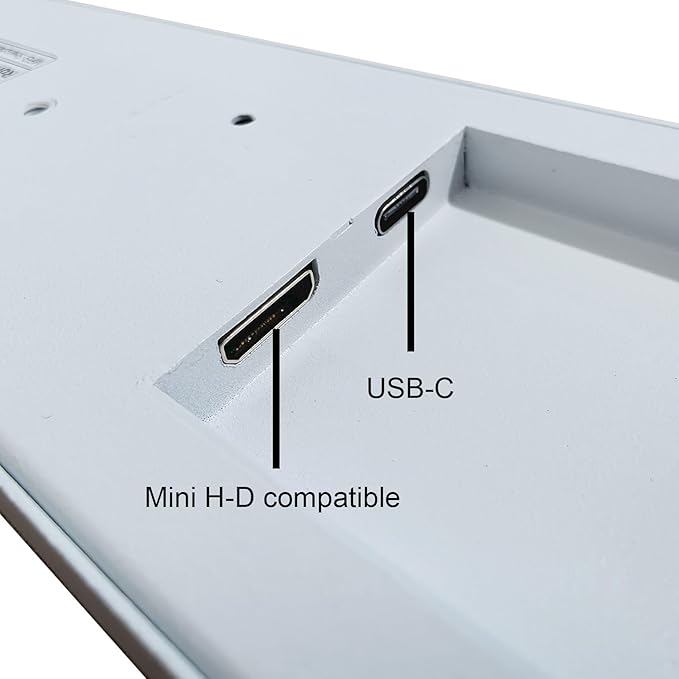 VSDISPLAY 9.1 Inch 1920x462 IPS Small Mini LCD Monitor PC Case LCD Screen Secondary Display Monitoring Computer Temperature CPU GPU RAM Data,White