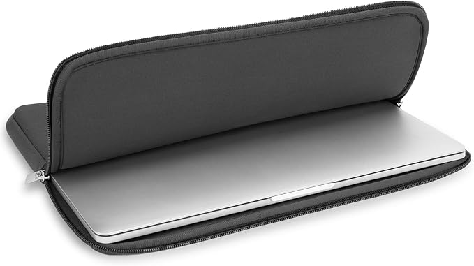 RAINYEAR Laptop Sleeve Case Compatible with 13.3 Inch Notebook Computer Tablet Chromebook 14" MacBook Pro/Max M1 M2 M3 M4 M5 Soft Carrying Bag Zipper Protective Cover with Accessories Pouch (Gray)