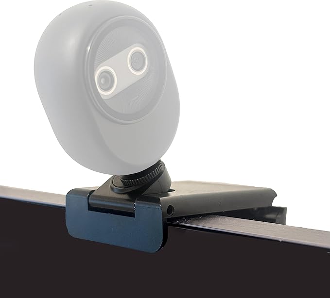 LZYDD Magnetic Webcam Mount 360° Rotatable, Detachable Monitor Webcam Holder with Screw for EMEET Piko/Piko+ / Logitech Brio, OBSBOT Meet/Tiny / Insta360 Link2C ，Tripod