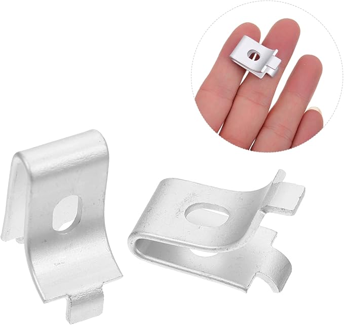 Happyyami 50pcs Garage Shelving Heavy Duty Support Clamps Shelf Support Clips Shelf Fixing Clip