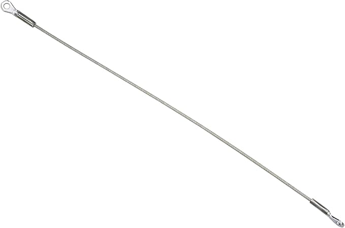Buyers Products 3004713 Door Lanyard Cable for Truck Tool Boxes, 25.75 in Long - 3/32 in PVC-Coated Galvanized Steel, Aircraft-Grade Construction, Universal Fit for Drop & Swing Doors, Made in USA