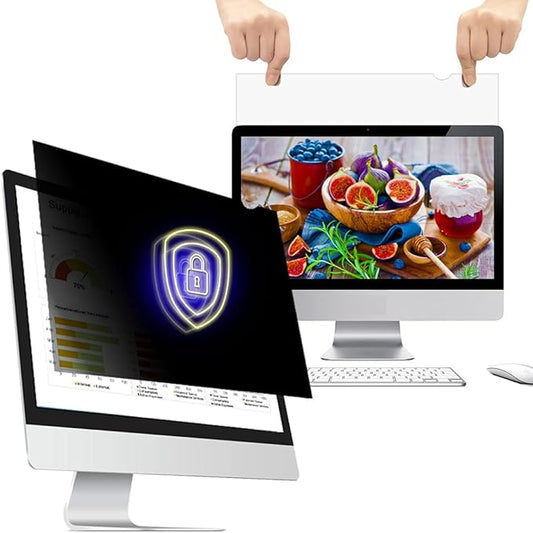 20.0 Inch - 16:9 Aspect Ratio - Computer Privacy Screen Filter for Widescreen Monitor - Anti-Glare - Anti-Scratch Protector Film - Please Measure Carefully