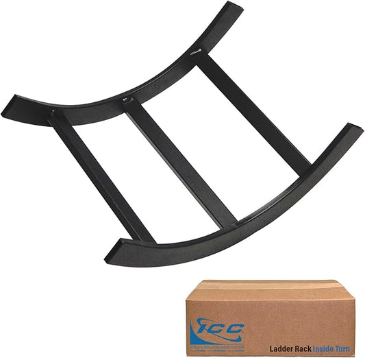 ICC Cable Runway Rack 90° Inside Corner Only, 16-Gauge Steel, Black, Component for Ladder Rack System, Made in USA