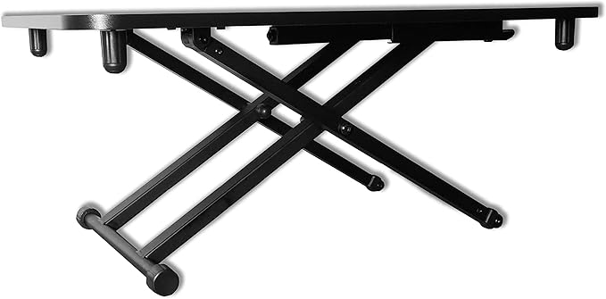 Victor DCX129 High Rise Collection Adjustable Standing Desk for Laptops 29”x18.5 Black