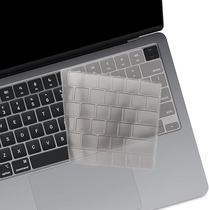 2 Pack Keyboard Cover for 2026 MacBook Neo 13" (Touch ID) & MacBook Pro 14"/16" M5-M1 Pro/Max, M5-M2 & MacBook Air 13"/15" M5-M1, Keyboard Protective Skin US Layout-TPU