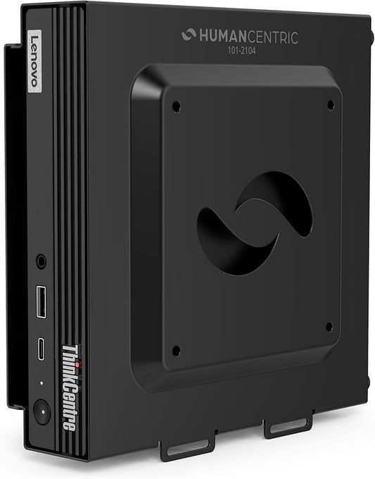 HumanCentric VESA Mount Compatible with Lenovo Thinkcentre Tiny M90q Gen 2, M80q Gen3, M90q Gen3, M70q Gen 2, Thinkstation P3 Tiny, M60e, M75q Gen2, M70q, Mount Behind Monitor