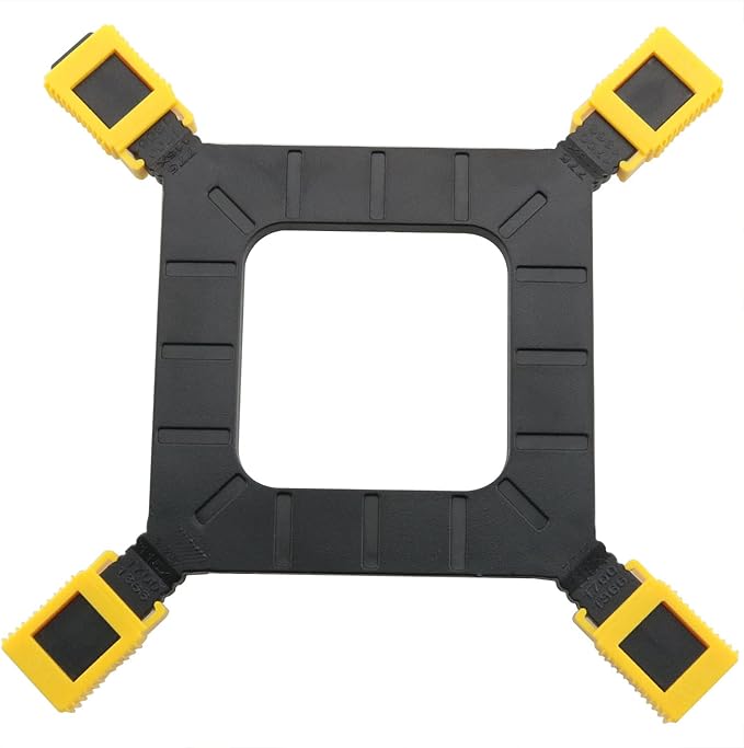MEETOOT 2pcs CPU Fan Radiator Fastener Base Bracket Backplate CPU Heatsink Mounting Base Radiator Holder