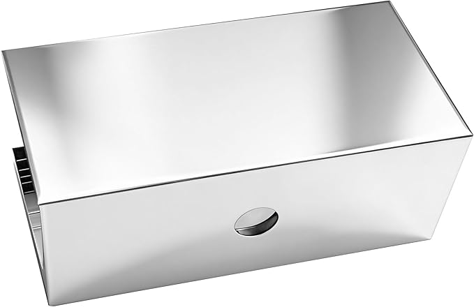 Solid Brass Glass Clamp – Fixed Mount Bracket Hardware Kit for 3/8" to 1/2" (10-12mm) Glass, Chrome Finish