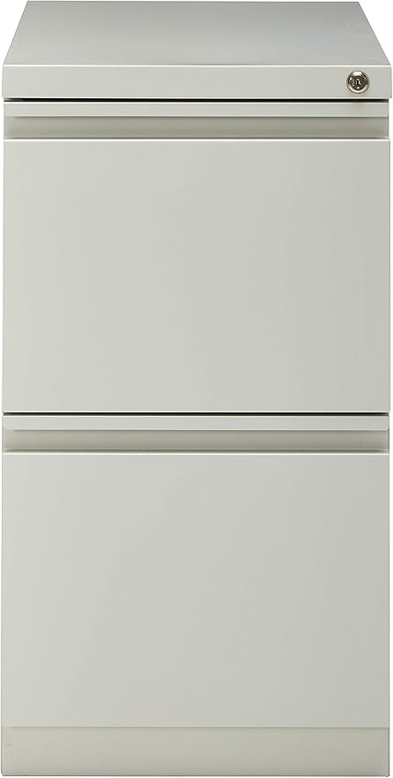 Lorell LLR49531 Mobile File Pedestal, Light Gray