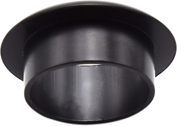 1 Inch(25mm) Zinc Alloy Desk Hole Cover Grommets Black Wire Cord Cable Organizer for Computer Desk Cabinet