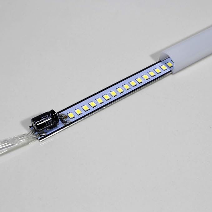 STBTECH 110V Under Cabinet Lights,17inch LED Under Counter Lighting with 6foot Plug Cable,Reading Desk Lamp for Kitchen/Shelf (Naturally White 4000K)