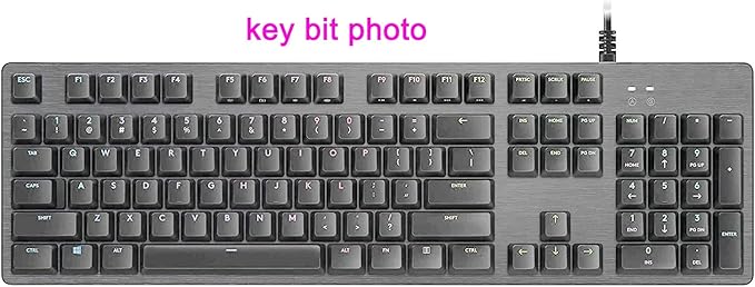 Silicone Keyboard Skin Cover Compatible for Logitech G810 G610 Orion Mechanical Gaming Keyboard, Logitech G213 Prodigy & G512 & G512 SE & G413 & K840 Gaming Keyboard (Clear)