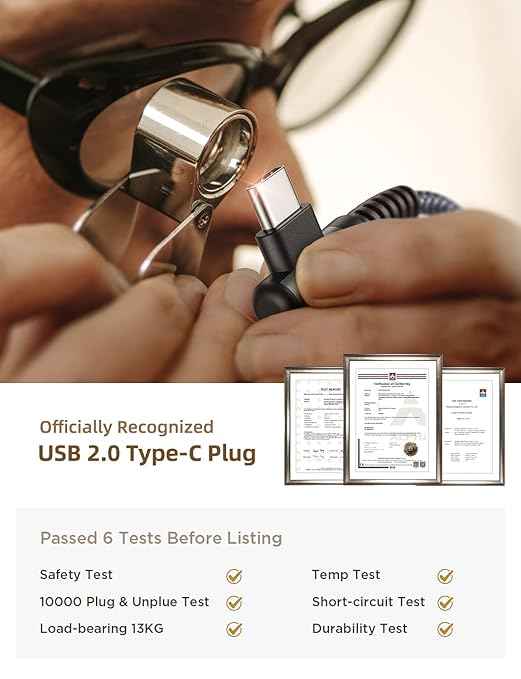 AINOPE USB A to USB Cable 3. 3FT 2-Pack for iPhone 17 16 Charger Cord 3.1A Car Carplay Cable for iPhone 17 Car Charger, Type C Charger Fast Charging for iPad Galaxy S25 S24 S23 S22 S21 S20 S10 Note 20