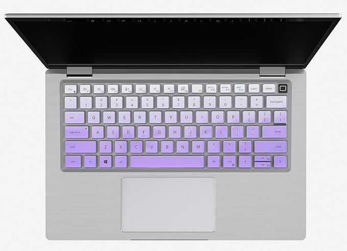 CaseBuy Keyboard Cover for Dell Latitude 7440 7430 7420 7410 14, Dell Latitude 3440 5440 5430 5431 5420, Dell Latitude 14 9420 9430, Dell Latitude 9510 9520 7520 15.6" Laptop -Ombre Purple