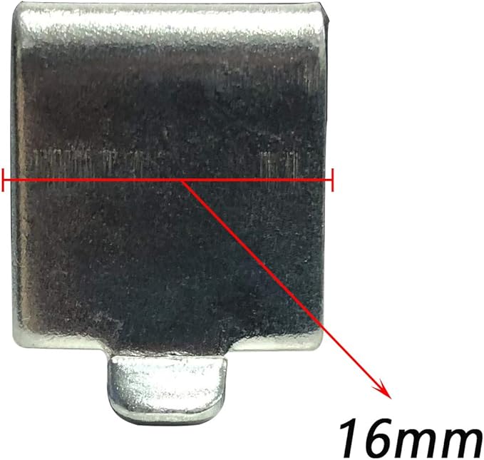 Bueyfolt Adjustable Steel Pilaster Shelf Support Clips -40 Pieces