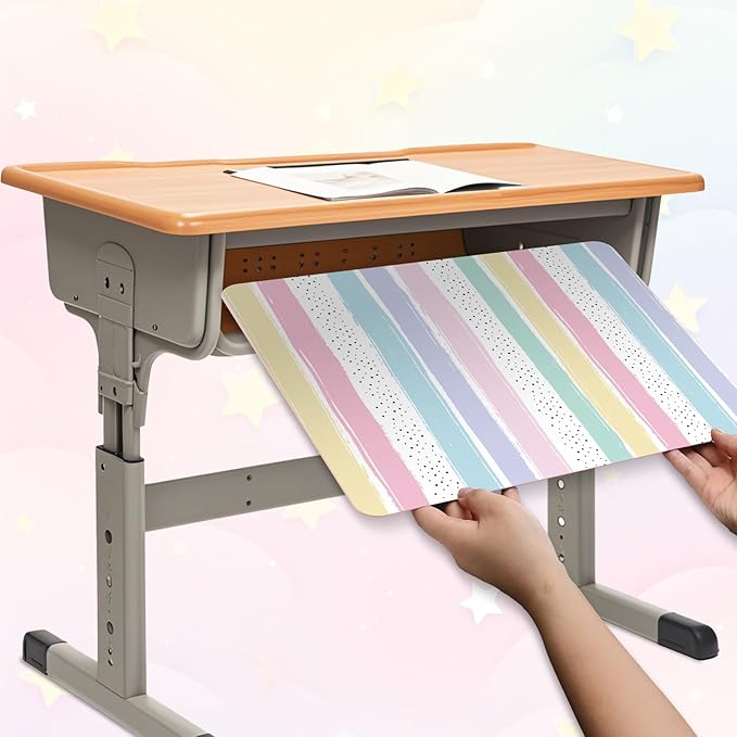 gisgfim 24 Pack Privacy Shields for Student Desk Pastel Desk Dividers Durable Privacy Folders Testing Dividers Shield Study Boards Panel Partition for Classroom Teacher Back to School Supplies