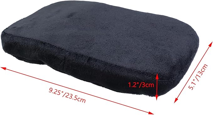 2Pcs Set Arm Rest Pillow Memory Foam Armrest Pads Armrest Cushions Elbow Pillow Pressure Relief Arm Rest Cover Pillow Support Cushion for Computer, Gaming Recliners Desk Chairs Office Chair