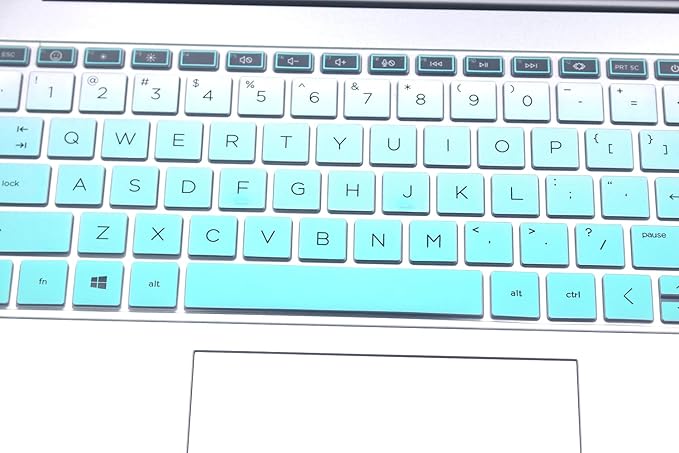Keyboard Skin Compatible for HP Pavilion Laptop 17z 17-cn 17-cp, HP Laptop 17t 17.3 17z-cp000/cp300/cp200 17t-cn300/cn200/cn000 17-cn2165cl 17-cn3033cl 17-cp2033dx 17-cp0700dx 17-cp0012dx (Ombre Mint)