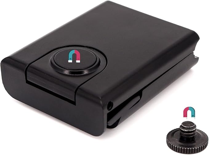Magnetic Webcam Camera Mount 360 Degree with 1/4" Screw Compatible with Logitech Brio, Insta360 link2, OBSBOT Tiny 2, Meet 2
