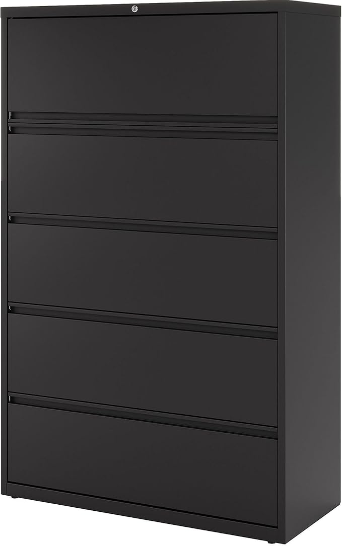 Lorell Telescoping Suspension Lateral Files - 5-Drawer
