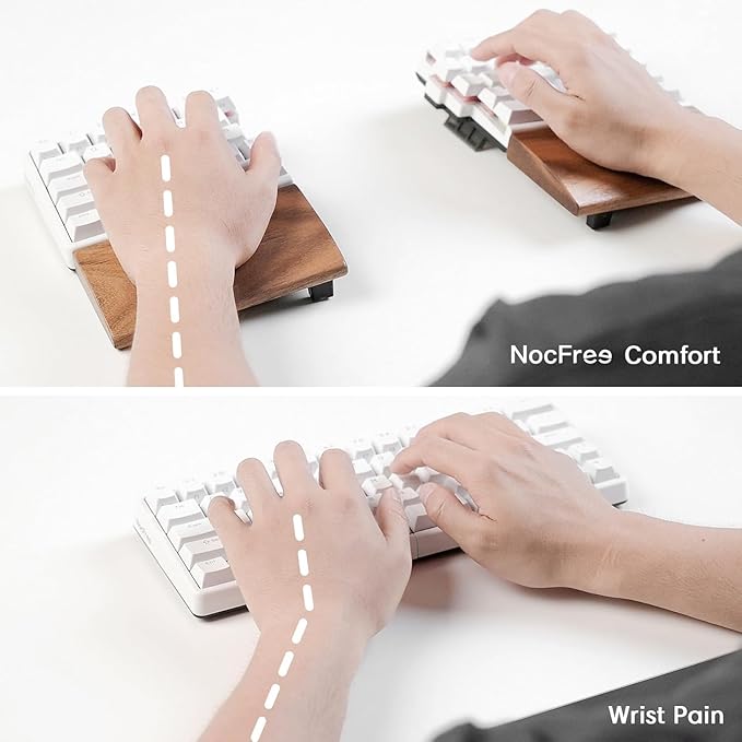 Lite: Split Wireless Mechanical Keyboard (Tactile-NEW, RGB+Foam+Palm Rest)