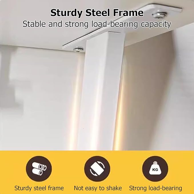 Clamp on Desk Shelf,Multipurpose Wood Computer Desk Heightening Shelf,Adjustable Clamp on Desk Organizer Shelf for Table Accessories(39.37 * 7.87in, B)