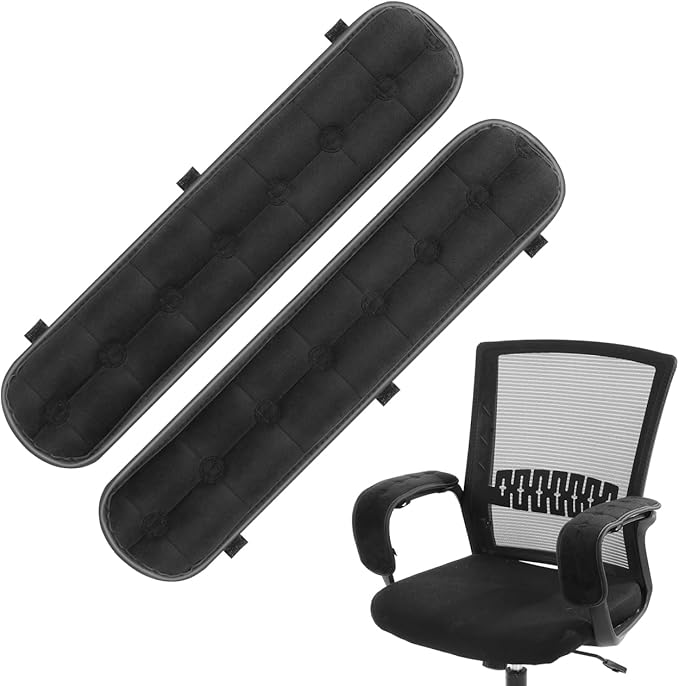 Garneck Chair Armrest Pad Office Gaming Chair Armrest Cushion Pillow Cover Support for Elbow Forearms