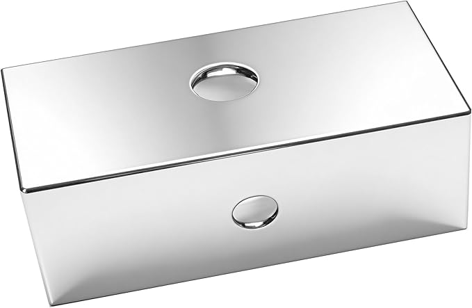 Solid Brass Glass Clamp – Fixed Mount Bracket Hardware Kit for 3/8" to 1/2" (10-12mm) Glass, Chrome Finish