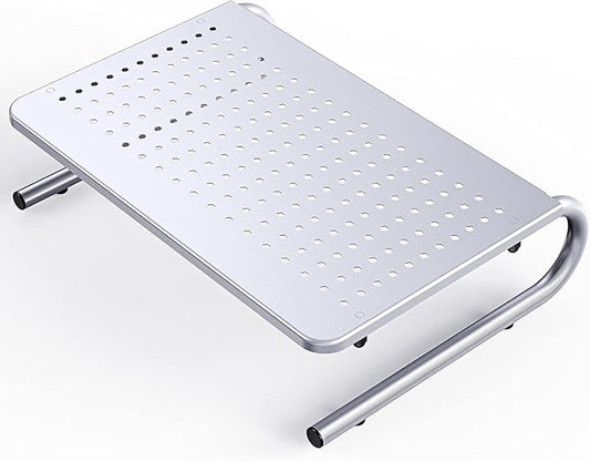 HUANUO Monitor & Laptop Stand - Metal Vented Riser for Screen, Laptops, Printers - Home & Office
