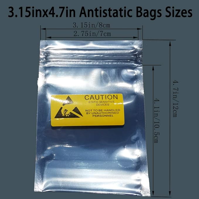 CPU Protective Thicken Plastic Clamshell Case Trays Suitable for Intel 775/1155/1151/1150/1156 with 10pcs Antistatic Bags and Labels (10pcs Intel CPU Case)