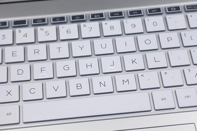 Keyboard Skin Compatible for 15.6" HP Laptop 15-fc 15-fd 15t-fd 15z-fc Series, HP Pavilion 15 15-eg/eh/er 15t-eg200/eg300 15z-eh300 Series, HP Pavilion 17z 17z-cp000 17z-ca200 17-cn 17-cp (White)
