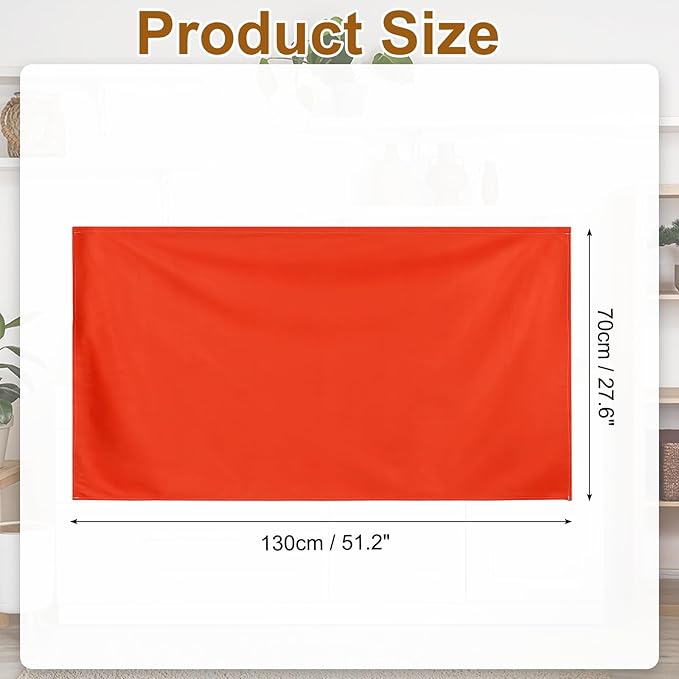 uxcell Cabinet Curtains, Dust Proof Privacy Drape Short Curtain, Hook & Loop Under The Desk Skirt for Kitchen Bathroom Closet Storage Room (51.1" W x 27.6" H, Red)