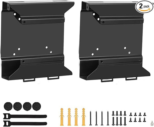 2 Pack Mini PC VESA Mount Compatible with Lenovo Thinkcentre Tiny M90qGen2, M80q Gen3, M90q Gen3, M90q Gen2, M70qGen2, M60e, M75qGen2, Under Desk and WallMount, 100x100mm Monitor Arm Wall Mount