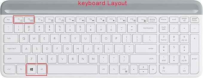 Silicone Keyboard Skin Cover Protector Compatible for Logitech MK470 Multi-Device Slim Wireless Keyboard, Logitech MK470 Keyboard Accessories (Mint)