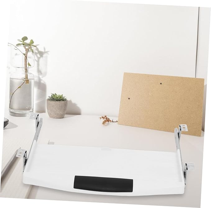 Tofficu Slide Out Platform with Pen Holder Space Saving Design for Home Office Easy Installation and Stable Support for Efficient Work Environment