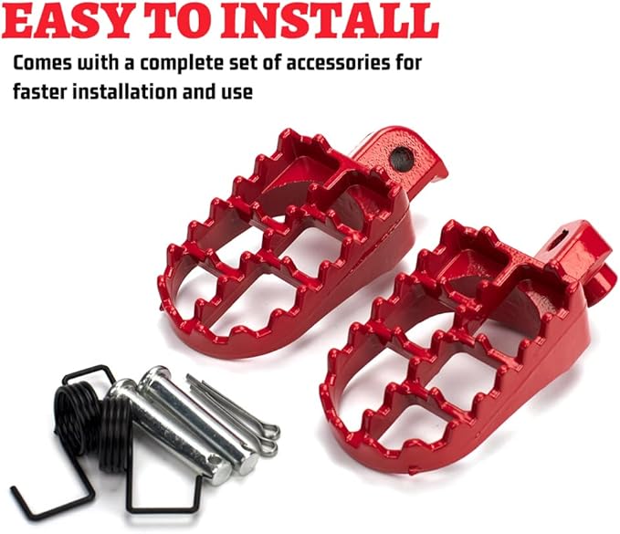 XINGWU Dirt Bike Footrest,Aluminium Footpegs Pedals,for XR50R PW50 CRF70 TW200 KLX110 CRF50 50cc 70cc 90cc 110cc 125cc TaoTao Motorcycle Part
