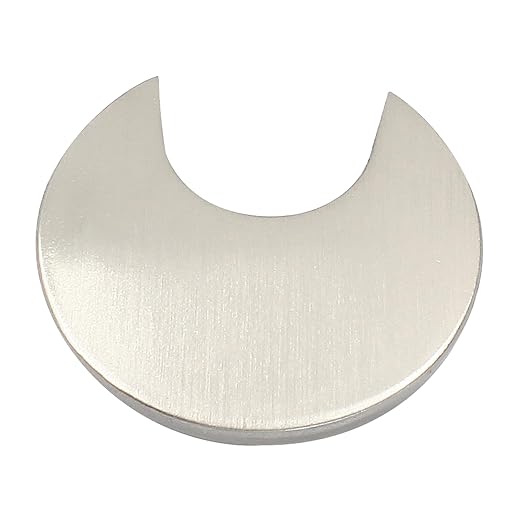 Bonsicoky 2"(50mm) Metal Desk Grommet, Zinc Alloy Desk Cord Hole Cover for Wires Cable Office Desk, Silver