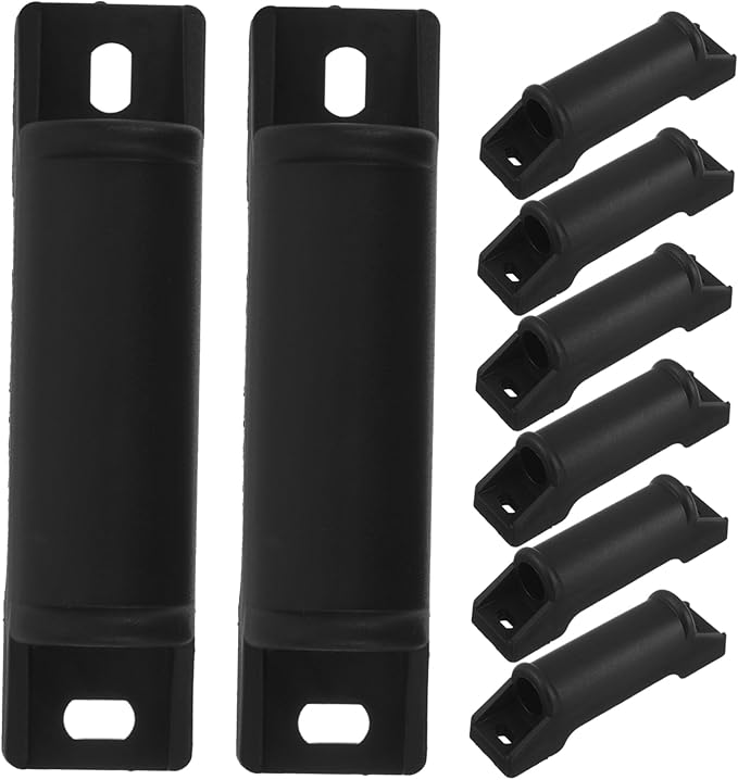HEALLILY 10Pcs Gaming Chair Footrest Attachment Sliders for Recliner Chairs Office Furniture Heavy Duty Replacement Pads Smooth Edges Easy Installation