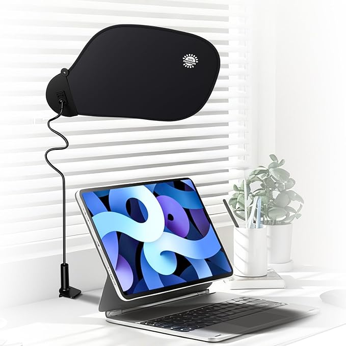 Cubicle Shade – Desk Shade for Cubicle to Block Overhead Light & Glare – Office Cubicle Light Shield and Blocker, Ideal for Light Sensitive Workers (Standard)