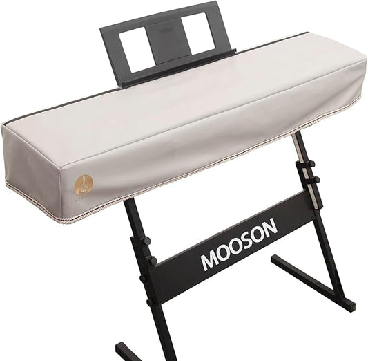Keyboard Piano Cover Digital Piano Dust Covers Luxury Soft and Premium Surface Thickening Electronic Organ Covering Keyboard Update Encasement (White)