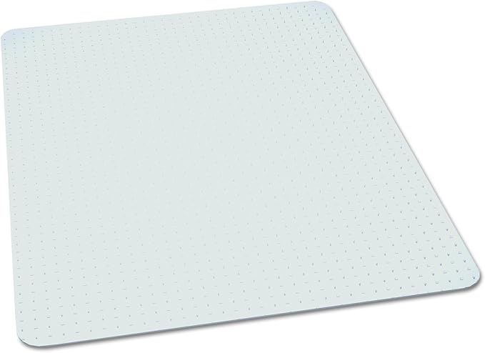 ES Robbins Chair Mat for Medium Pile Carpet, Rectangular, 46 x 60, Clear